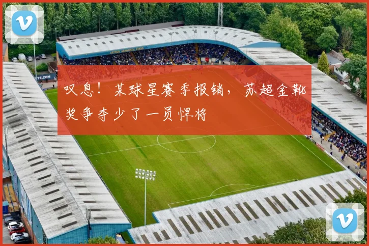 叹息!某球星赛季报销,苏超金靴奖争夺少了一员悍将